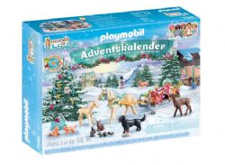 PLAYMOBIL HORSES OF WATERFALL - CALENDRIER DE L'AVENT DE LA PROMENADE EN TRAÎNEAU DE NOËL #71345